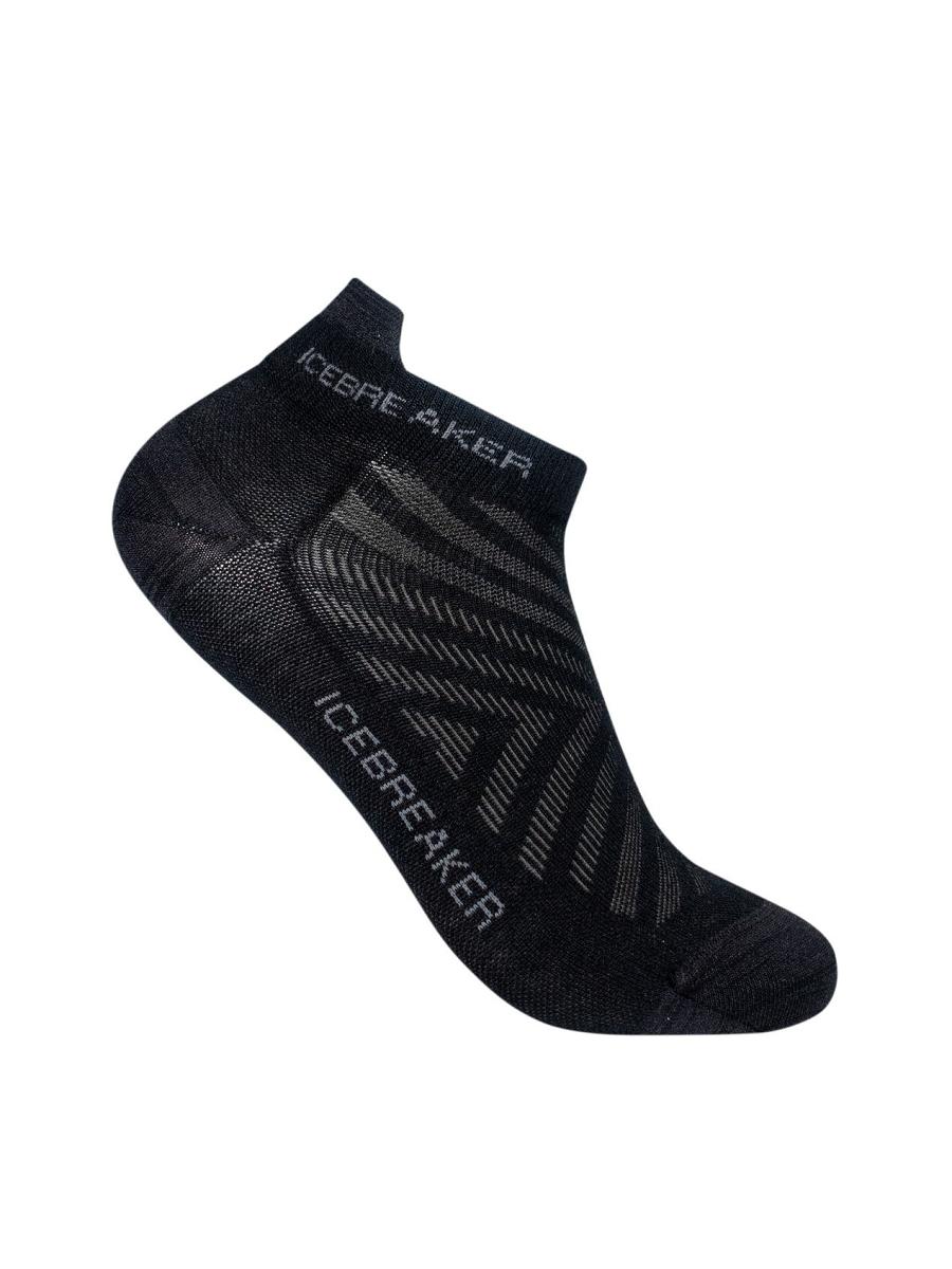 Women\'s Icebreaker Merino Run+ Ultralight Micro Socks Black / Monsoon | CA 1538SGLO